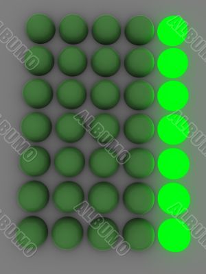 figure on the electronic display. One