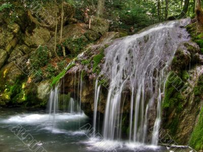 Waterfalls. Crimea.