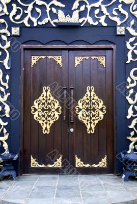 Traditional Malay House Doors