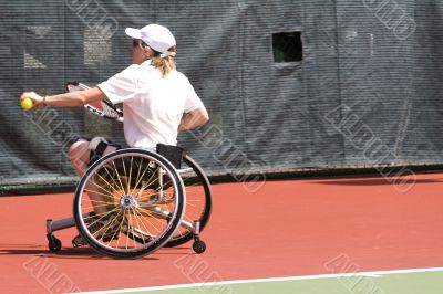 Wheel Chair Tennis for Disabled Persons