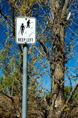 keep left
