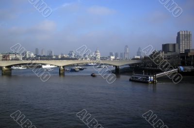 view across the thamse