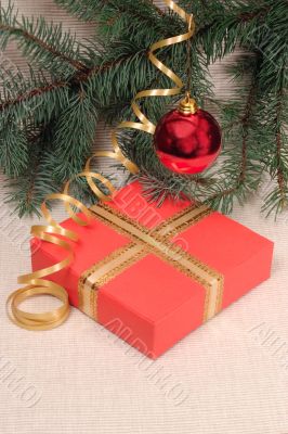 Christmas decoration and gift box