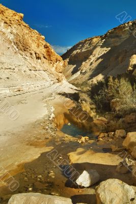 Drying up stream