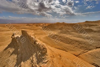 Shadows in mountains