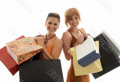 shopping girls