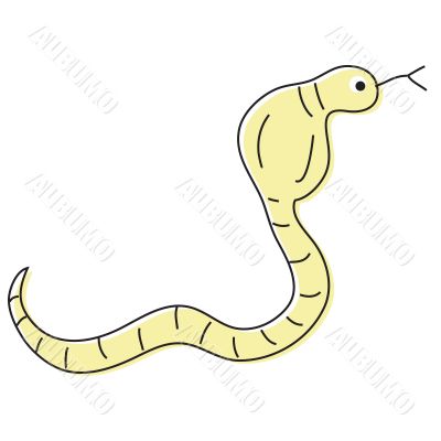 Cartoon snake