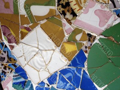 Mosaic tile pieces
