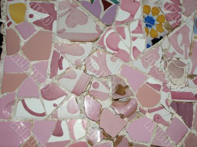 Mosaic tile pieces