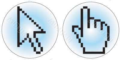Computer cursor icons