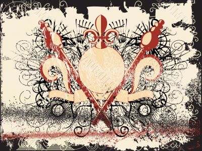 Grunge style border