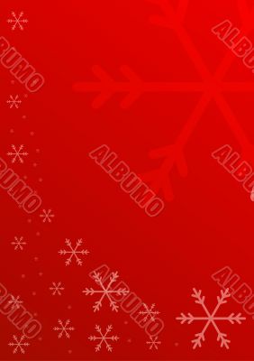 Red Christmas vertical background