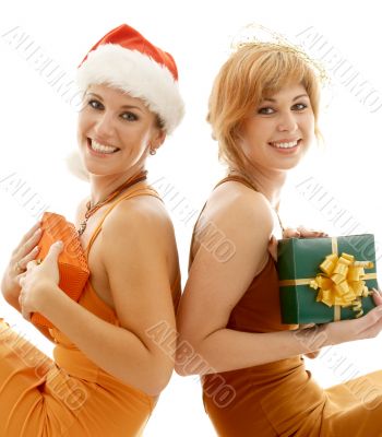 christmas party girls christmas party girls