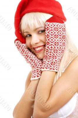 santa helper girl