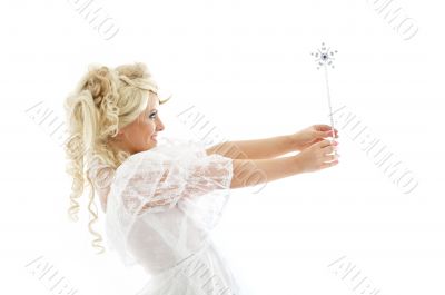 fairy with magic wand fairy with magic wand