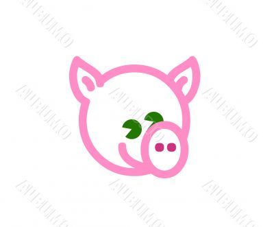  Pig illustration,vector,fun
