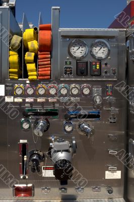 fire truck control panel