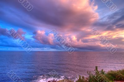 mystic coastline dusk