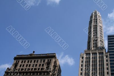 Modern skyscrapers