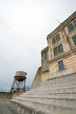 Exercise yard at Alcatraz