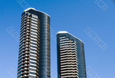 Modern skyscrapers