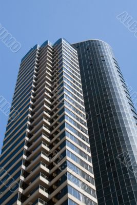 Modern skyscrapers
