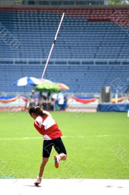 Women`s Javelin Throw for Disabled Persons