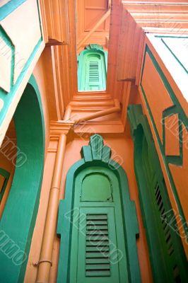 Windows of a Colonial Bungalow