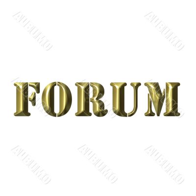 3D Golden Forum