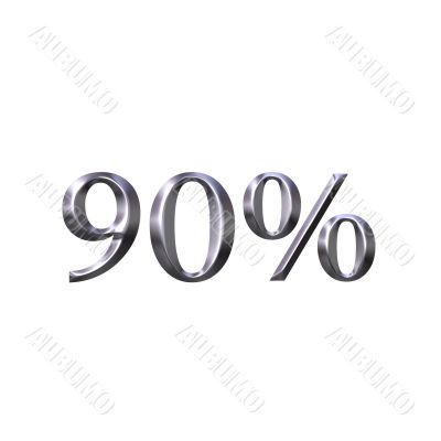 3D Silver 90 Percent