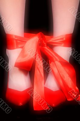 Soft focus bondage and heels Soft focus bondage and heels