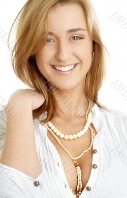 happy girl with green eyes #2