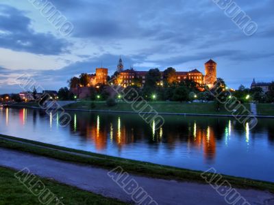 Wawel. Krakow. An ancient part of city.