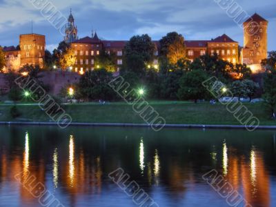 Wawel. Krakow. An ancient part of city.