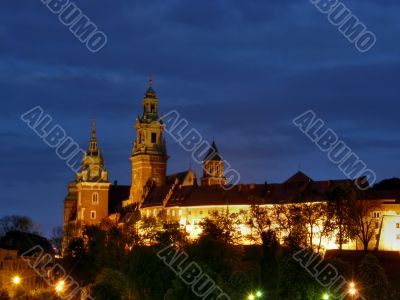 Wawel. Krakow. An ancient part of city.
