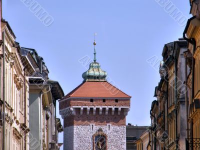 An ancient part of city. Poland.