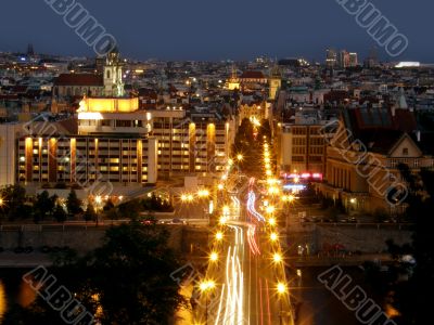 Night Prague. Old city. Night Prague. Old city.