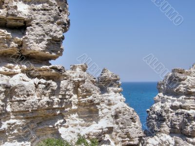 Beautiful sea coast. The western Crimea. Beautiful sea coast. The western Crimea.