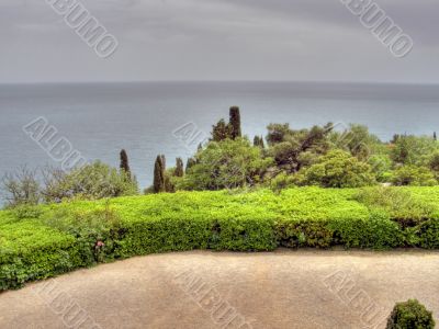 Ancient park. Crimea. Ancient park. Crimea.