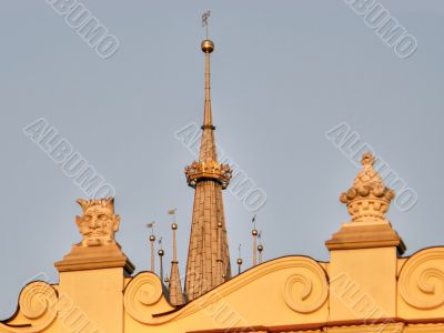 An ancient part of city. Poland.