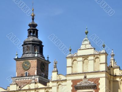 Krakow. An ancient part of city. Krakow. An ancient part of city.