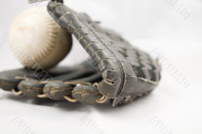 Softball Glove &amp; Ball