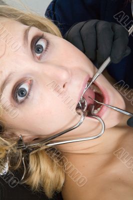 Dentist`s patient