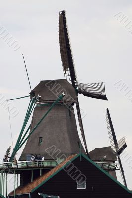 traditional dutch windmill