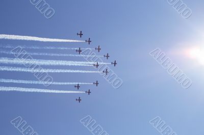 team formation flying