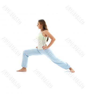 virabhadrasana warrior pose