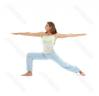 virabhadrasana warrior pose #4