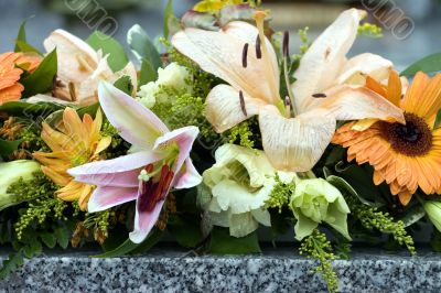 Graveside flowers