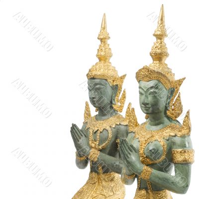 Two bhuddist temple quards Two bhuddist temple quards