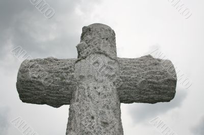 Stone carved cross